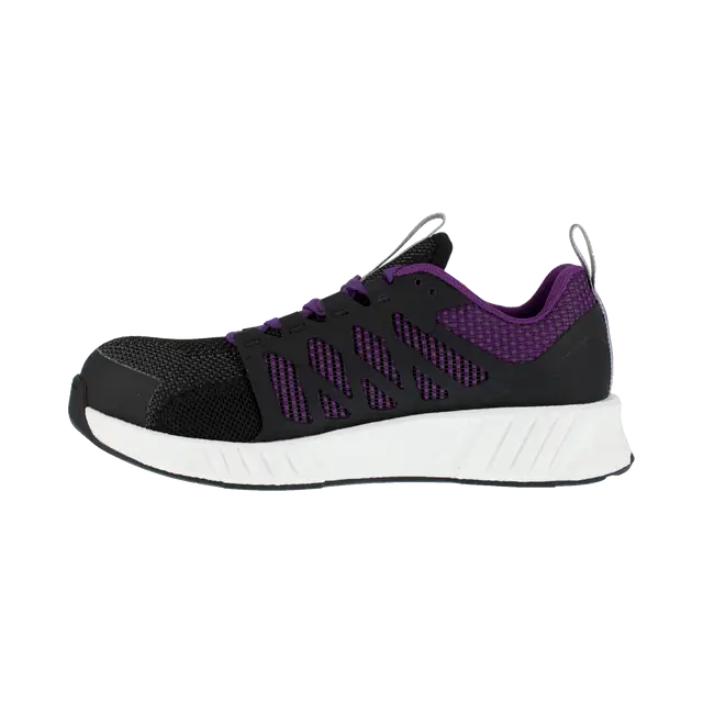 Reebok Work-Women's Fusion Flexweave™ Work Athletic Composite Toe Black and Purple-Steel Toes-3