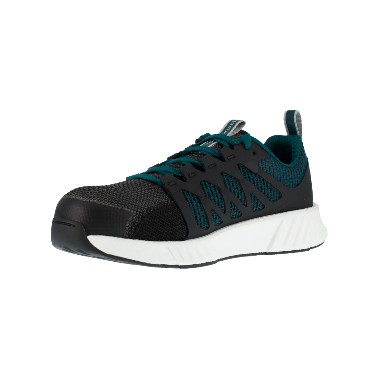 Reebok Work-Women's Fusion Flexweave™ Work Athletic Composite Toe Black and Teal-Steel Toes-2