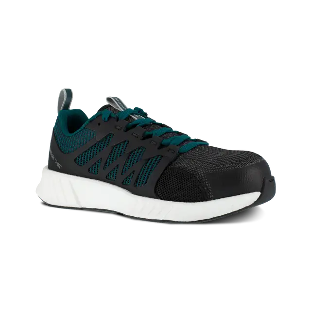 Reebok Work-Women's Fusion Flexweave™ Work Athletic Composite Toe Black and Teal-Steel Toes-5