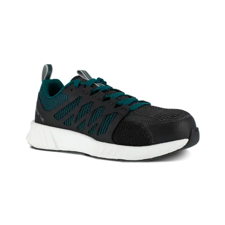 Reebok Work-Women's Fusion Flexweave™ Work Athletic Composite Toe Black and Teal-Steel Toes-5