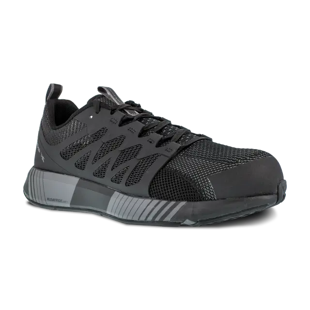 Reebok Work-Women's Fusion Flexweave™ Work Athletic Composite Toe Black/Grey-Steel Toes-2