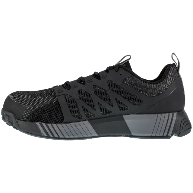 Reebok Work-Women's Fusion Flexweave™ Work Athletic Composite Toe Black/Grey-Steel Toes-4