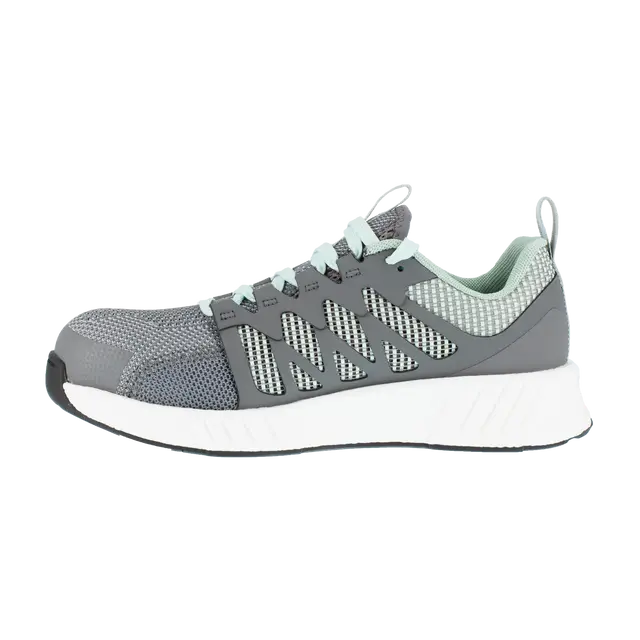 Reebok Work-Women's Fusion Flexweave™ Work Athletic Composite Toe Grey and Mint Green-Steel Toes-3