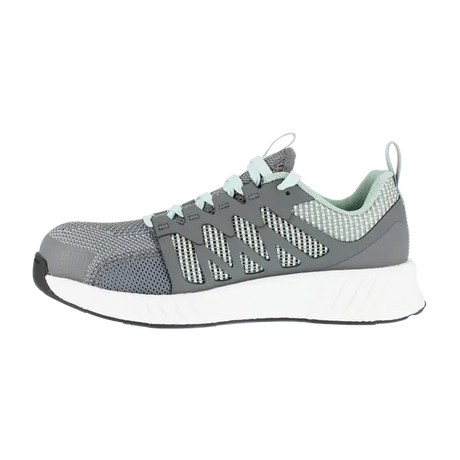 Reebok Work-Women's Fusion Flexweave™ Work Athletic Composite Toe Grey and Mint Green-Steel Toes-3