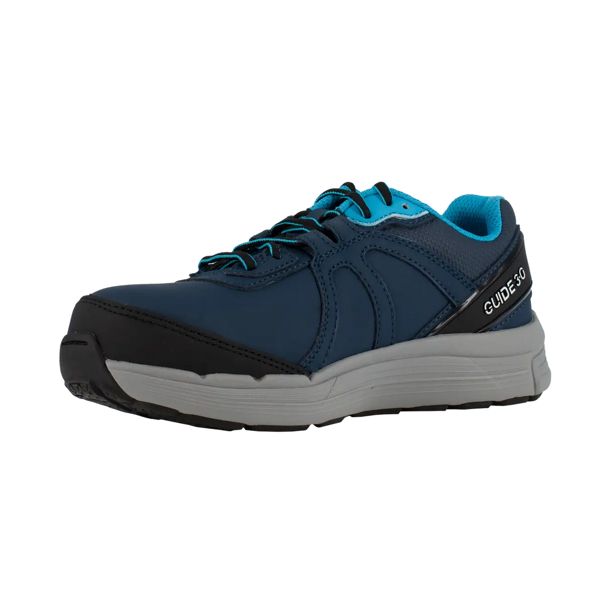 Reebok Work-Women's Guide Work Athletic Steel Toe Navy and Light Blue-Steel Toes-3