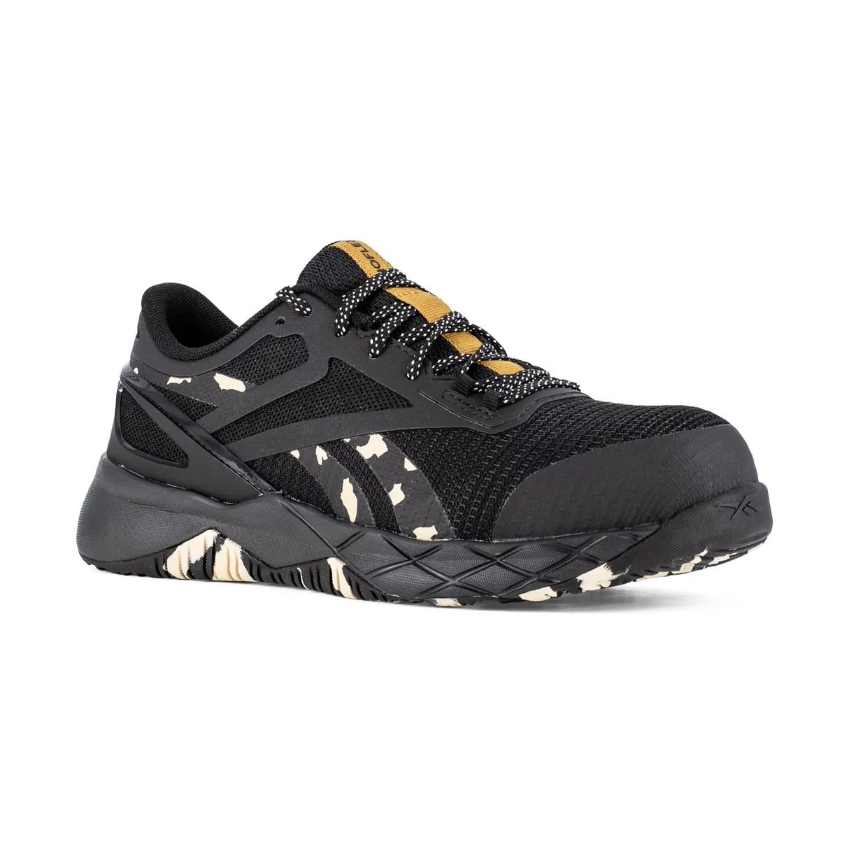 Reebok Work-Women's Nanoflex Tr Work Athletic Composite Toe Black, Camo, and Brown-Steel Toes-2