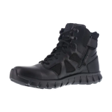Reebok Work-Women's Sublite Cushion Tactical Soft Toe Boot Black 6" with Side Zipper-Steel Toes-3