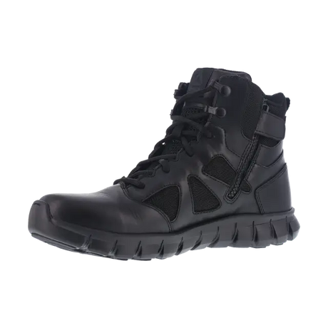 Reebok Work-Women's Sublite Cushion Tactical Soft Toe Boot Black 6" with Side Zipper-Steel Toes-3