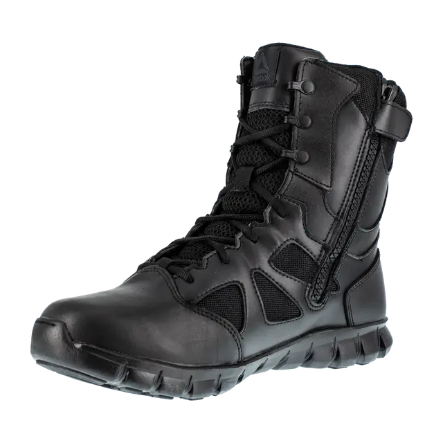 Reebok Work-Women's Sublite Cushion Tactical Tactical Soft Toe Boot Black-Steel Toes-2