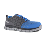 Reebok Work-Women's Sublite Cushion Work Athletic Alloy Toe Grey And Blue-Steel Toes-4