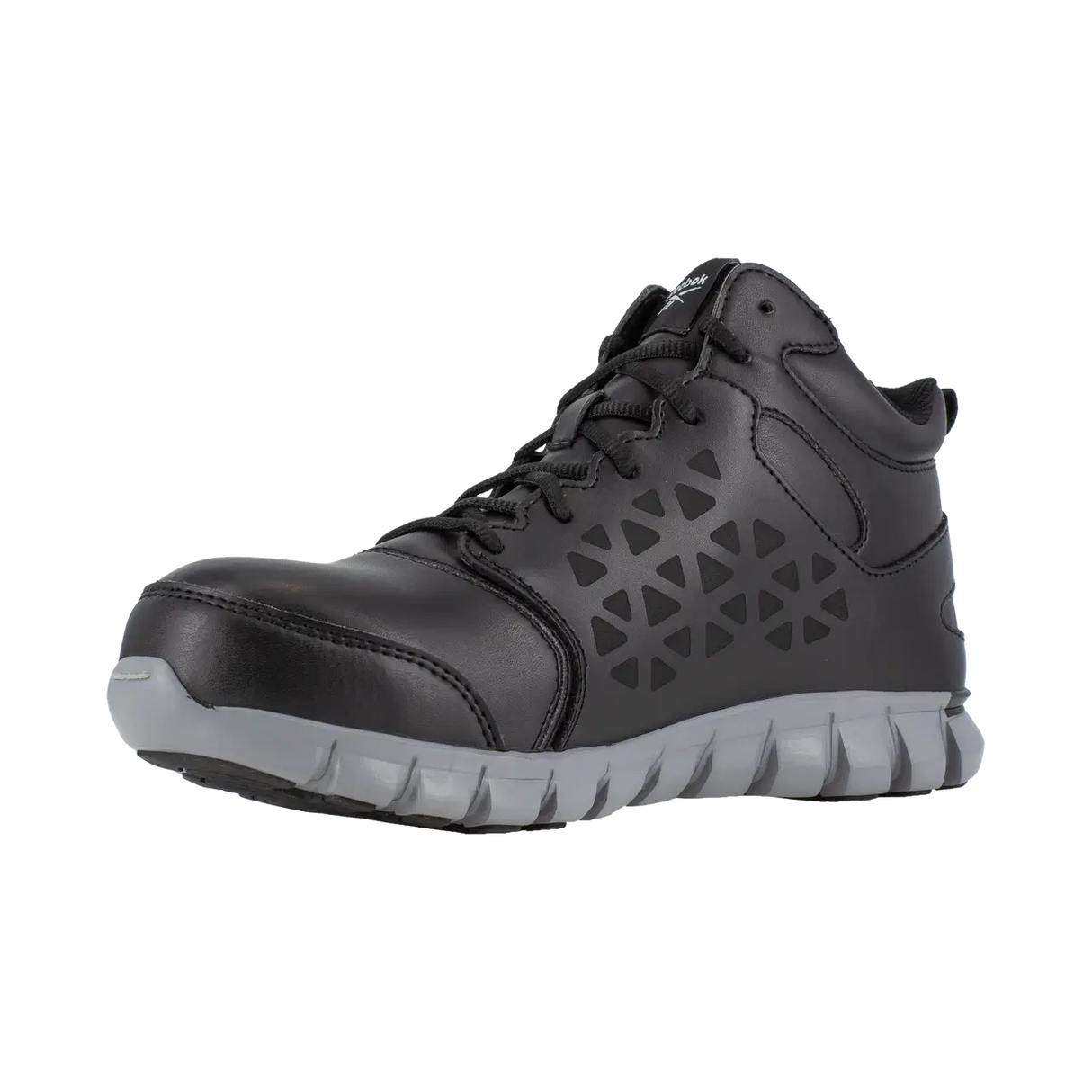 Reebok Work-Women's Sublite Cushion Work Athletic Mid-Cut Composite Toe Black Waterproof-Steel Toes-3