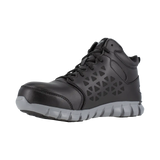 Reebok Work-Women's Sublite Cushion Work Athletic Mid-Cut Composite Toe Black Waterproof-Steel Toes-3