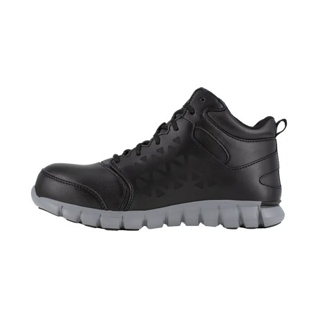 Reebok Work-Women's Sublite Cushion Work Athletic Mid-Cut Composite Toe Black Waterproof-Steel Toes-4