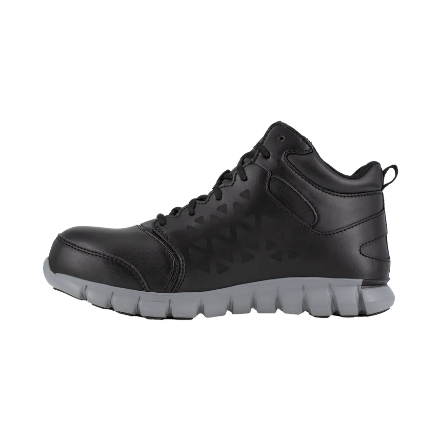 Reebok Work-Women's Sublite Cushion Work Athletic Mid-Cut Composite Toe Black Waterproof-Steel Toes-4