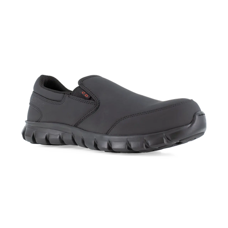 Reebok Work-Women's Sublite Cushion Work Athletic Slip-On Composite Toe Black-Steel Toes-2