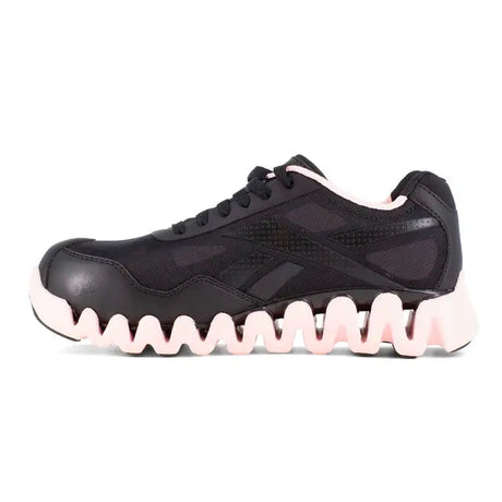 Reebok Work-Women's Zig Pulse Work Athletic Composite Toe Black And Pink-Steel Toes-5