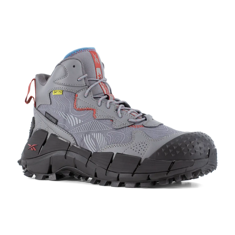 Reebok Work-Zig Kinetica Edge Ii Work Boot Composite Toe Grey, Black, Red-Steel Toes-3