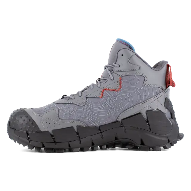 Reebok Work-Zig Kinetica Edge Ii Work Boot Composite Toe Grey, Black, Red-Steel Toes-4