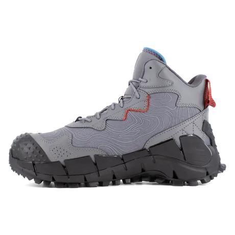 Reebok Work-Zig Kinetica Edge Ii Work Boot Composite Toe Grey, Black, Red-Steel Toes-4