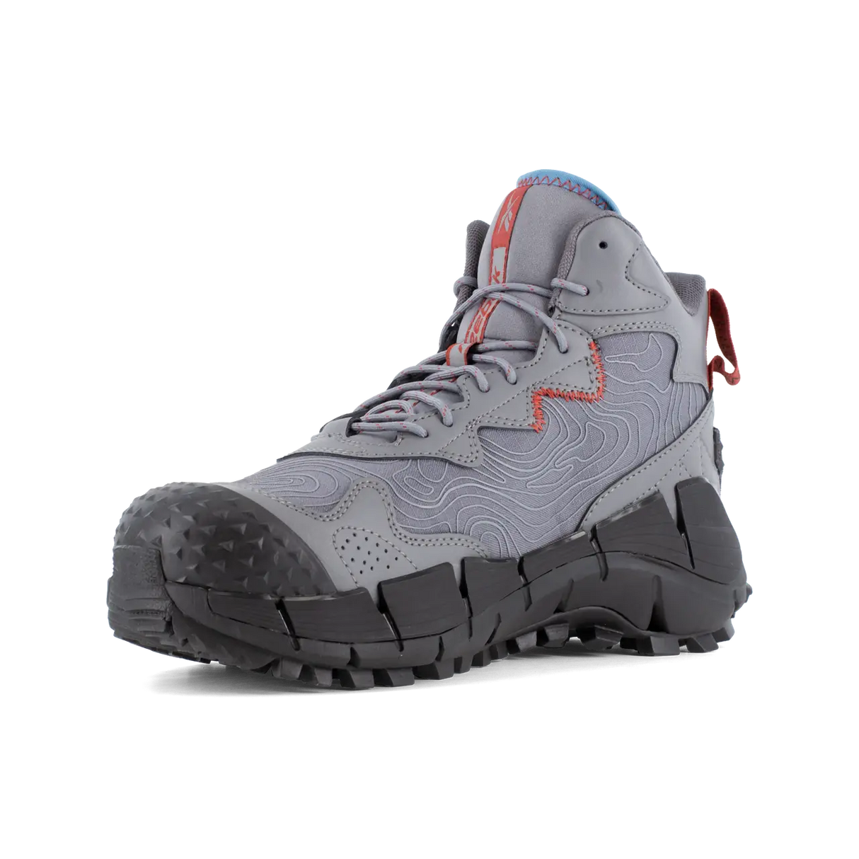 Reebok Work-Zig Kinetica Edge Ii Work Boot Composite Toe Grey, Black, Red-Steel Toes-5