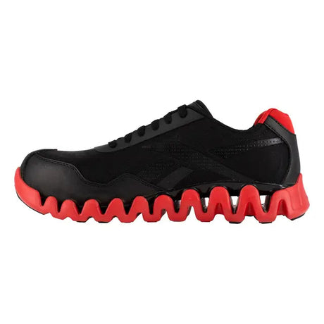 Reebok Work-Zig Pulse Work Athletic Composite Toe Black,Red-Steel Toes-2