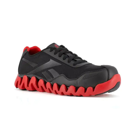 Reebok Work-Zig Pulse Work Athletic Composite Toe Black,Red-Steel Toes-4