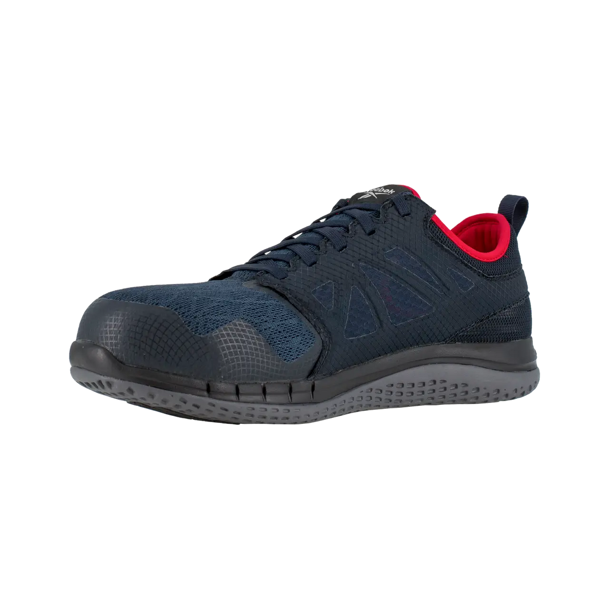 Reebok Work-Zprint Work Athletic Steel Toe Navy and Gray with Red Trim-Steel Toes-3