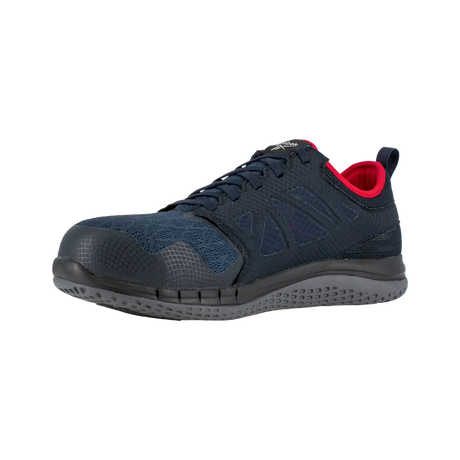 Reebok Work-Zprint Work Athletic Steel Toe Navy and Gray with Red Trim-Steel Toes-3