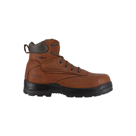 Rockport Works More Energy Composite-Toe Waterproof Work Boot Brown RK6628 Hero Image