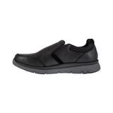 Rockport Works Primetime Casuals Steel-Toe Slip On Work Shoe Black RK5715 Medial Image