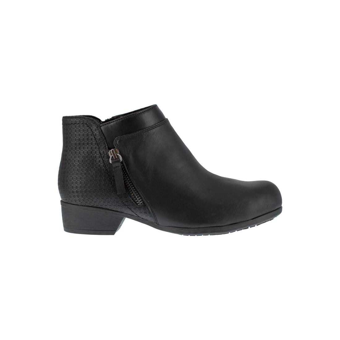 Rockport Works Women's Carly Work Alloy-Toe Work Bootie Black RK751 Hero Image