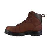 Rockport Works Women's More Energy Composite-Toe Waterproof Work Boot Brown RK664 Medial Image