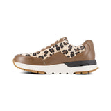 Rockport Works Women's Pulse Tech Composite-Toe Work Shoe Leopard RK774 Medial Image