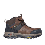 Skechers Work-Men's Arch Fit Tarver Composite Toe Waterproof Work Boot Brown-Steel Toes-1