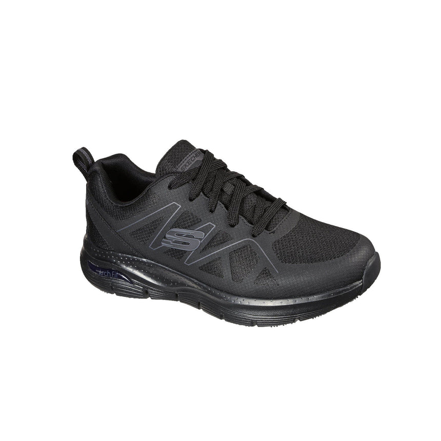 Skechers Work-Men's Axtell Arch Fit Slip-Resistant Shoe-Steel Toes-2