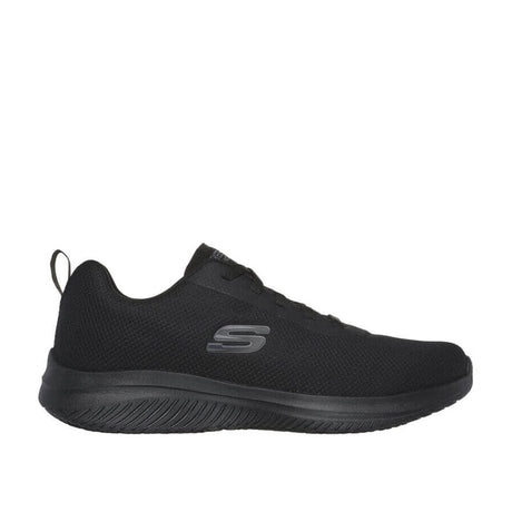 Skechers Work-Men's Daxtin Ultra Flex 3.0 Relaxed Fit Slip Resistant Shoe Black-Steel Toes-1