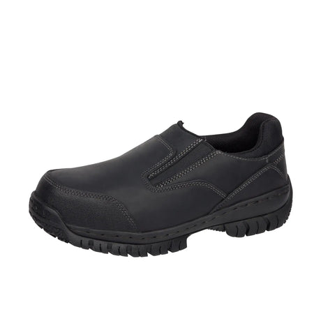 Skechers Work-Men's Hartan Steel Toe Slip-on Work Shoe Black-Steel Toes-2