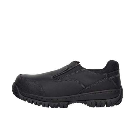 Skechers Work-Men's Hartan Steel Toe Slip-on Work Shoe Black-Steel Toes-4