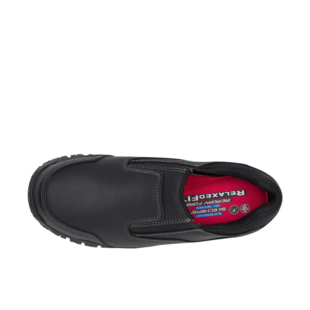 Skechers Work Hartan ST Slip on Work Shoe 77066 Steel Toes