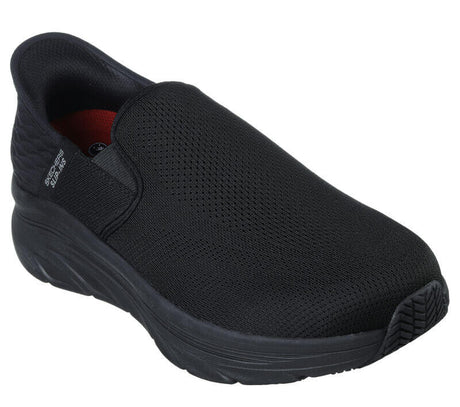 Skechers Work-Men's Joden Slip-ins Work D'Lux Walker Slip Resistant Shoe Black-Steel Toes-2