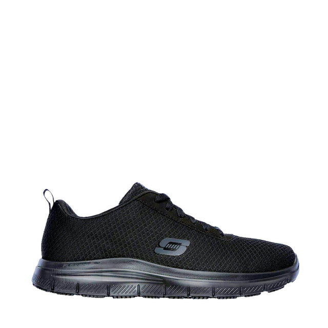 Skechers Work-Men's Relaxed Fit Flex Advantage Bendon Slip-Resistant Shoe-Steel Toes-1