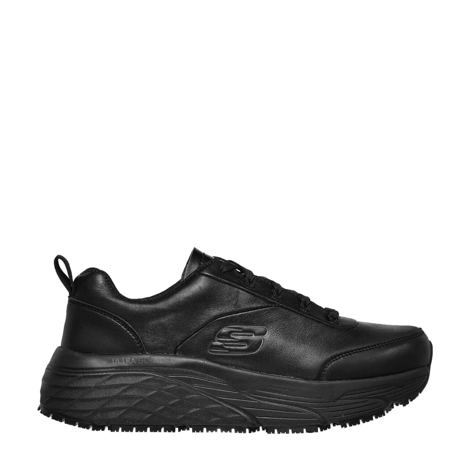 Memory foam black work fashion shoes