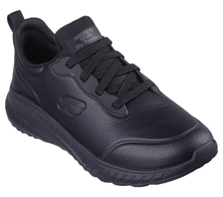 Skechers Work-Womens Rodey Relaxed Fit Squad Chaos Slip Resistant Shoe Black-Steel Toes-2