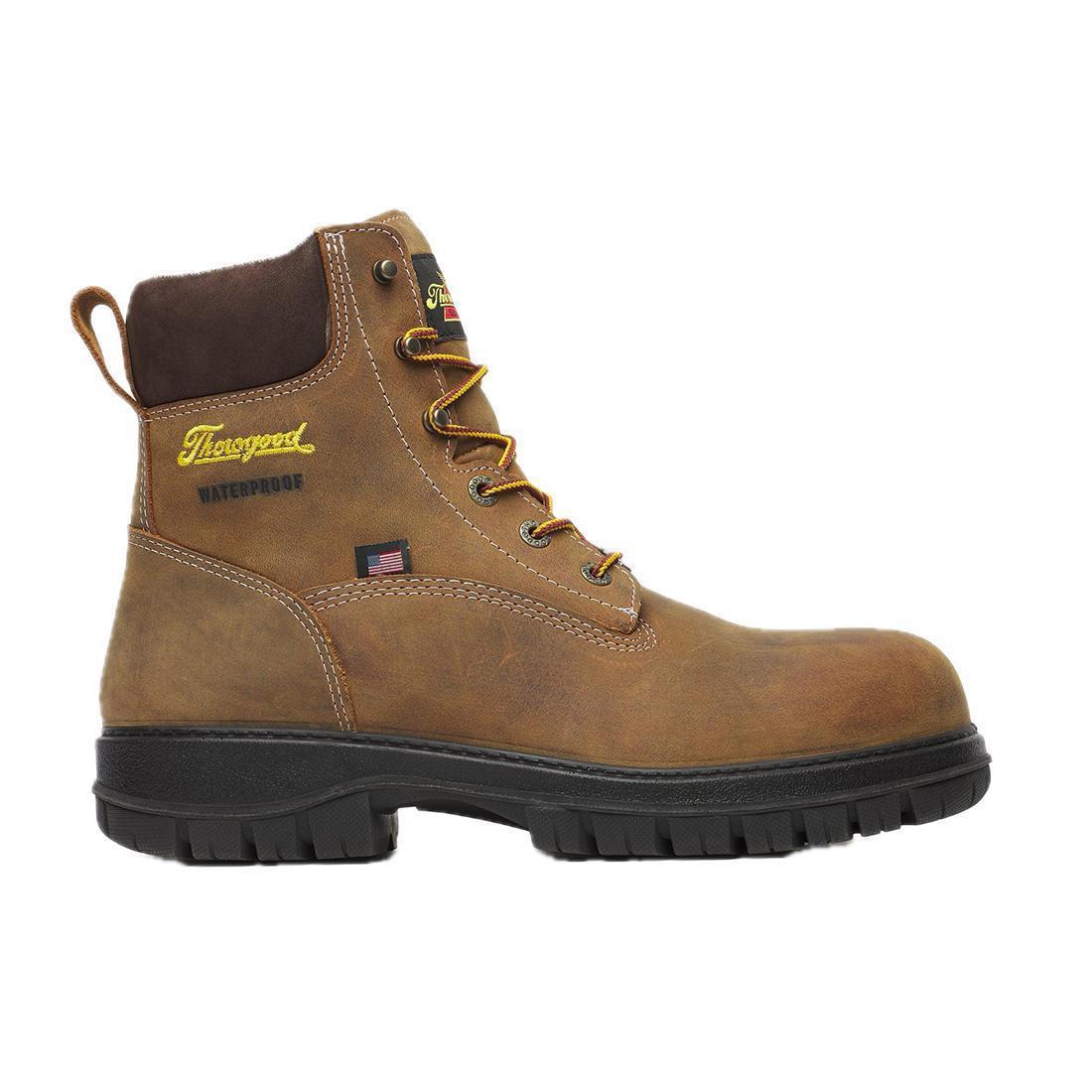 Thorogood Genesis Series 6" Nano Toe Waterproof Boot Chestnut 804-4149 Hero