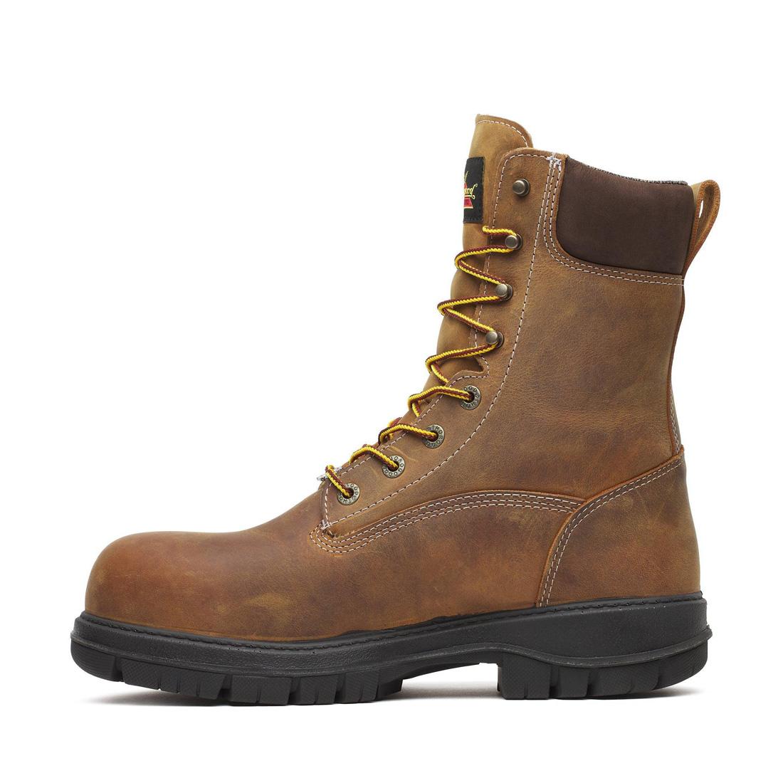 Thorogood Genesis Series 8" Nano Toe Insulated Waterproof Boot Chestnut 804-4259 Image 7