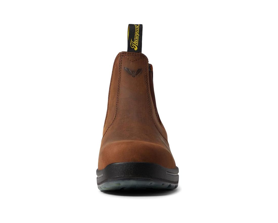 Thorogood Thoroflex Series 6" Composite Toe Quick Release Chelsea Boot Crazy Horse 804-3166 Image 5