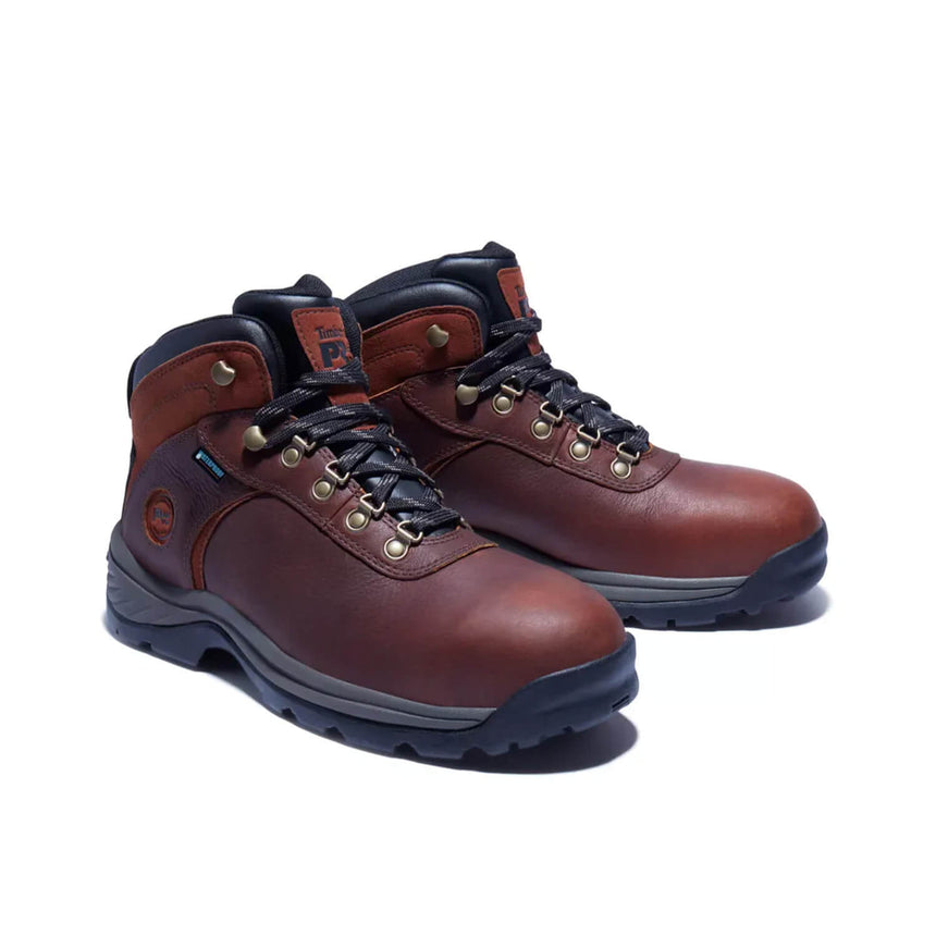 Timberland Pro-Flume Men's Steel-Toe Boot WP Brown-Steel Toes-2