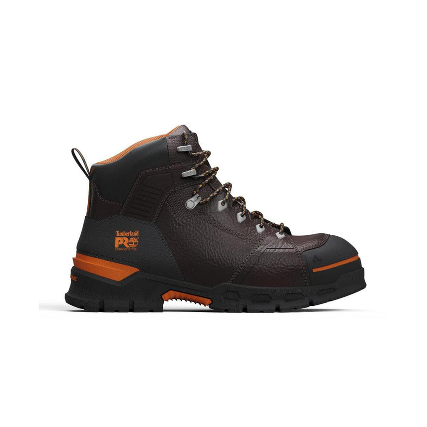 Timberland Pro-Men's 6 In Endurance Ev Composite-Toe Csa Brown Teak Trailblazer-Steel Toes-1