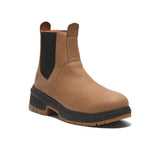 Timberland Pro Birchline Composite-Toe Chelsea Boot Full Grain Light Brown korn, TB0A669Y Angled Image 1