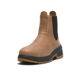 Timberland Pro Birchline Composite-Toe Chelsea Boot Full Grain Light Brown korn, TB0A669Y Angled Image 2